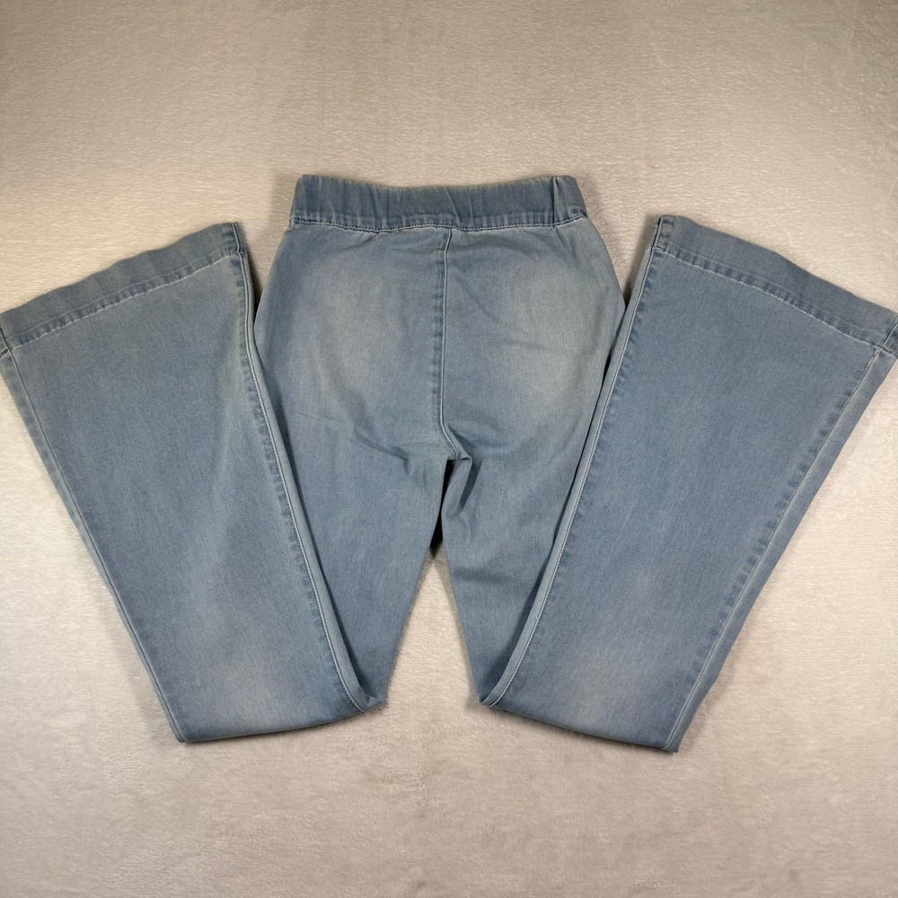Twelve by Ontwelfth‎ Light Wash High Rise Side Zip Flare Jeans TW90337-LT S